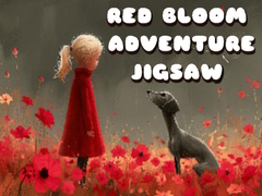                                                                     Red Bloom Adventure Jigsaw קחשמ