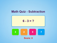                                                                     Math Quiz - Subtraction קחשמ
