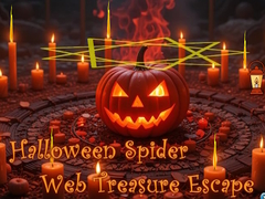                                                                     Halloween Spider Web Treasure Escape קחשמ