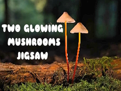                                                                     Two Glowing Mushrooms Jigsaw קחשמ