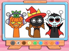                                                                     Coloring Book: Incredibox Sprunki Halloween קחשמ
