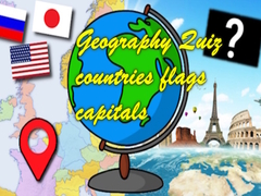                                                                     Geography Quiz countries flags capitals קחשמ