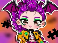 Jigsaw Puzzle: Kpop Star Girls' Halloween קחשמ