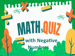                                                                     Maths Quiz with Negative Numbers קחשמ