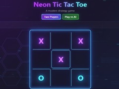 Neon Tic-Tac-Toe קחשמ