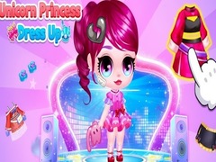 Unicorn Princess Dress Up קחשמ