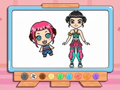                                                                     Coloring Book: Zoey Kpop Demon Hunters קחשמ