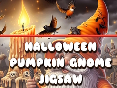                                                                     Halloween Pumpkin Gnome Jigsaw קחשמ