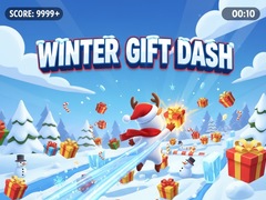                                                                     Winter Gift Dash קחשמ