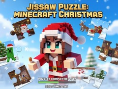                                                                     Jigsaw Puzzle: Minecraft Christmas קחשמ