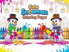                                                                     Cute Snowman Coloring Pages קחשמ