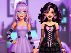                                                                     Barbie Pastel Goth Fashion קחשמ