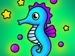                                                                     Seahorse Coloring קחשמ