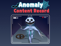                                                                     Anomaly Content Record קחשמ