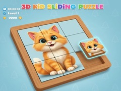                                                                     3D Kid Sliding Puzzle קחשמ