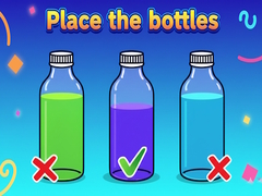                                                                     Place the bottles קחשמ