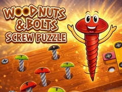                                                                     Wood Nuts and Bolts Screw Puzzle קחשמ