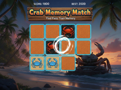                                                                     Crab Memory Match קחשמ