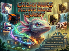                                                                     Creatures Picture Block Quest קחשמ