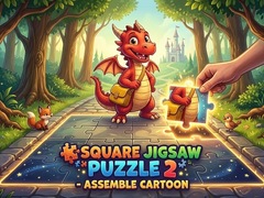                                                                     Square jigsaw Puzzle 2 - Assemble Cartoon קחשמ