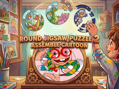                                                                     Round Jigsaw Puzzle 2 Assemble Cartoon קחשמ