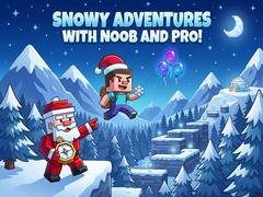                                                                     Snowy Adventures with Noob and Pro! קחשמ
