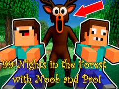                                                                     99 Nights in the Forest with Noob and Pro! קחשמ