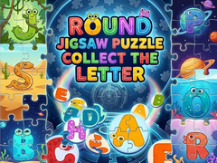                                                                     Round Jigsaw Puzzle - Collect the Letter קחשמ