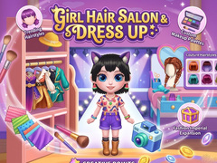                                                                     Girl Hair Salon & Dress Up קחשמ