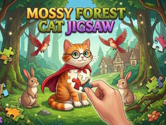                                                                     Mossy Forest Cat Jigsaw קחשמ