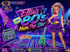                                                                     Ellie’s 80’s Neon Pop Star קחשמ