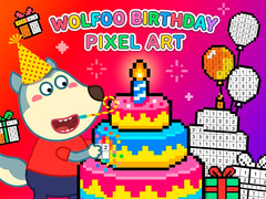                                                                     Wolfoo Birthday Pixel Art קחשמ