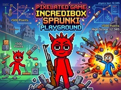                                                                     Pixelated Game Incredibox Sprunki Playground קחשמ