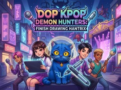                                                                     DOP KPop Demon Hunters: Finish Drawing Hantrix קחשמ