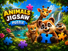                                                                       Animals Jigsaw Puzzle ליּפש
