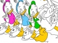                                                                     Donald and Family Online Coloring קחשמ