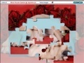                                                                    Valentine Puppy Jigsaw קחשמ