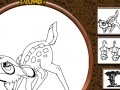                                                                     Bambi and Friends Online Coloring Page קחשמ