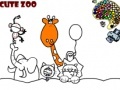                                                                     Cute Zoo Coloring קחשמ
