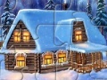                                                                     Winter House Puzzle Jigsaw קחשמ