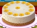                                                                     Banana cream cheese cake קחשמ