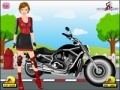                                                                     Biker Girl Dress Up קחשמ