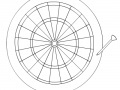                                                                    Dart Board Coloring קחשמ