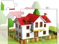                                                                     Lovely Houses Jigsaw קחשמ