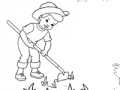                                                                     Farmer boy and animals coloring קחשמ