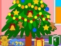                                                                     Cartoon xmas tree coloring page קחשמ