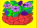                                                                     Flowers in the vase coloring קחשמ