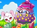                                                                       Easter Bunny and Colorful Eggs ליּפש