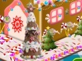                                                                     Gingerbread house cake  קחשמ