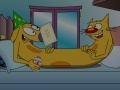                                                                     CatDog: Birthday card קחשמ